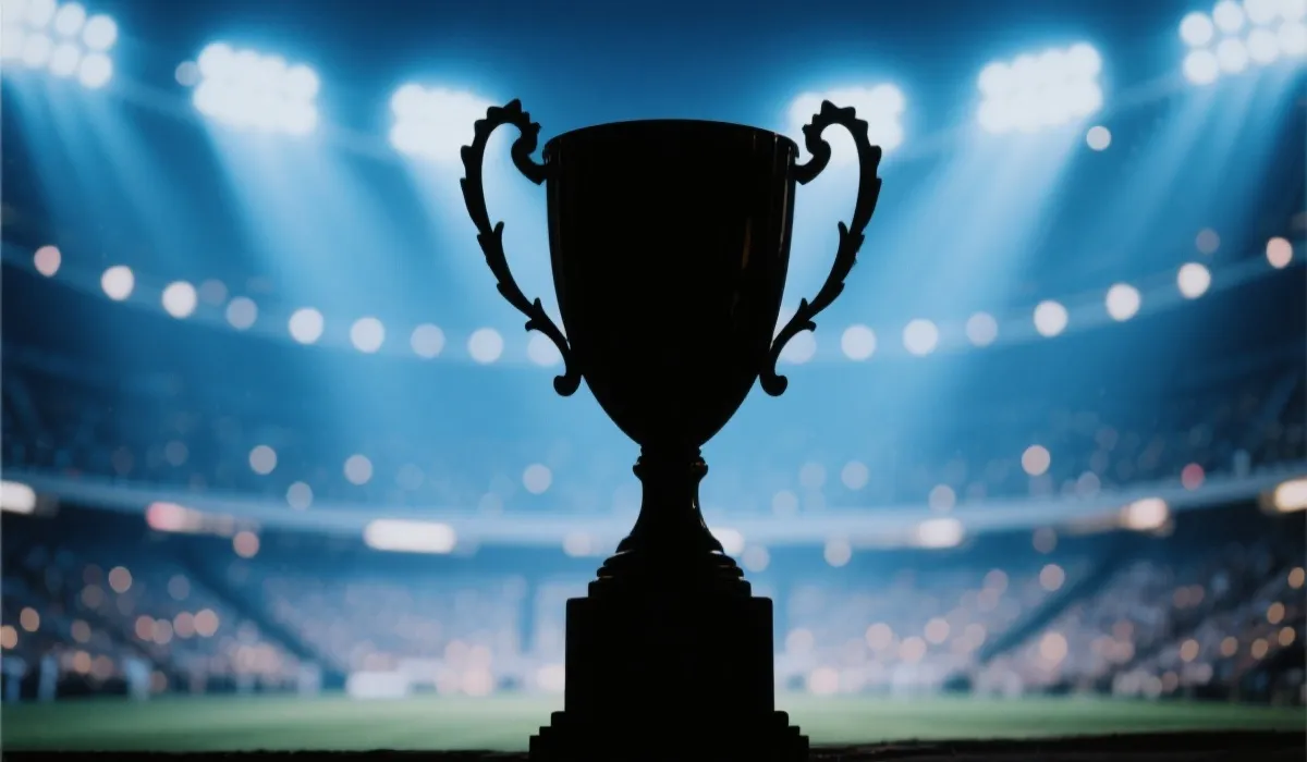 决赛周与奖杯氛围示意图