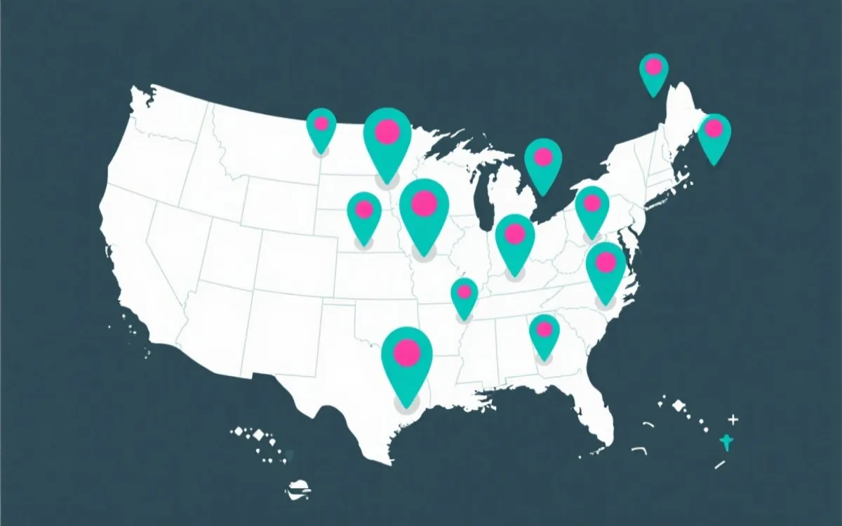 主办城市分布示意图