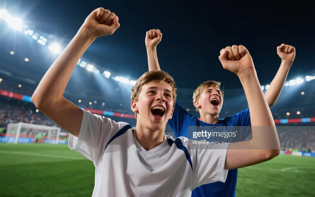 年轻球员在世界杯赛场上沸腾的瞬间